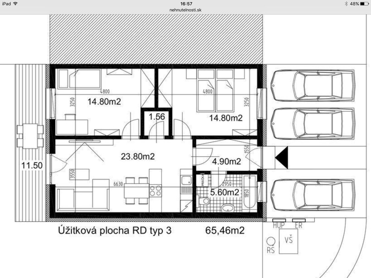 Rodinný dom v obci Láb, kľudná slepá ulica — foto 12