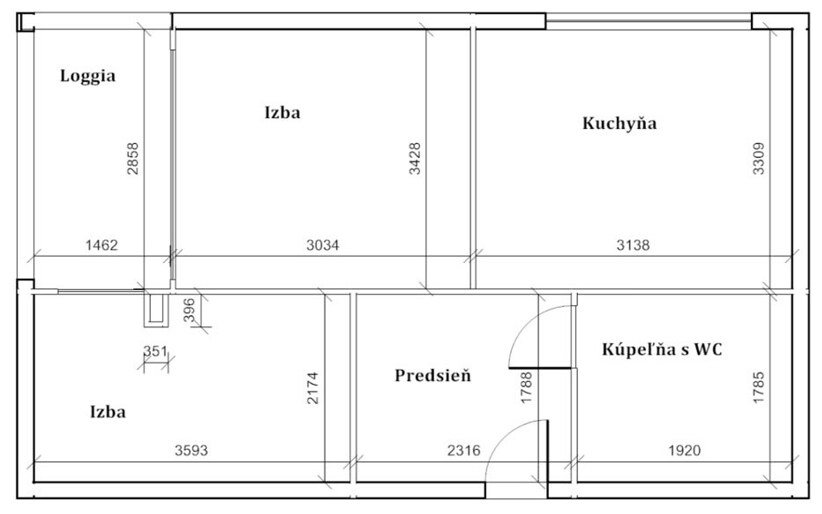 Predaj - 2 izbový byt na ulici Bajkalská v Bratislave — foto 6