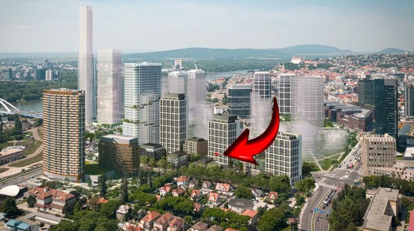Rezervované - V projekte Downtown Yards 2 izbový byt s garáž. státím