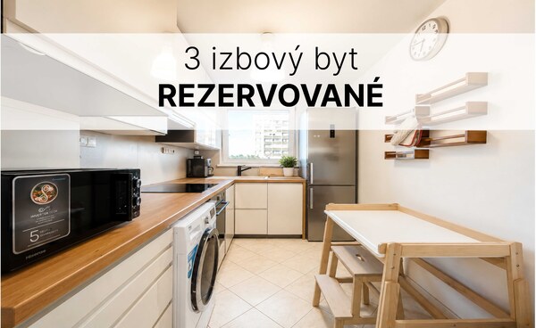 REZERVOVANÉ 3-izbový byt, 74,09 m², Čajkovského, Trnava