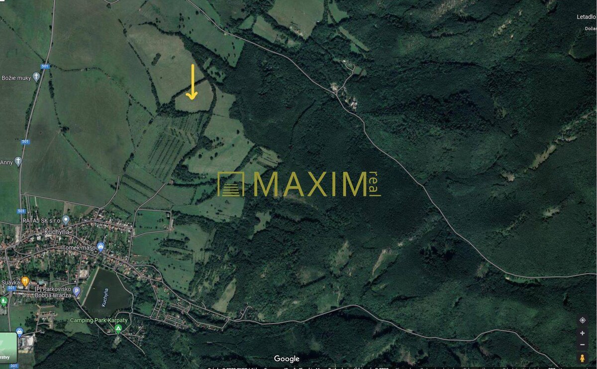 Slnečný takmer hektárový pozemok (9410m²) v k.ú. Kuchyňa s nádherným p — foto 9