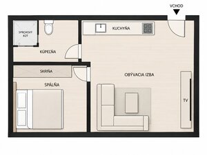 1izb zariadený byt v Malackách/klimatizácia,parkovanie a nízke náklady — foto 7