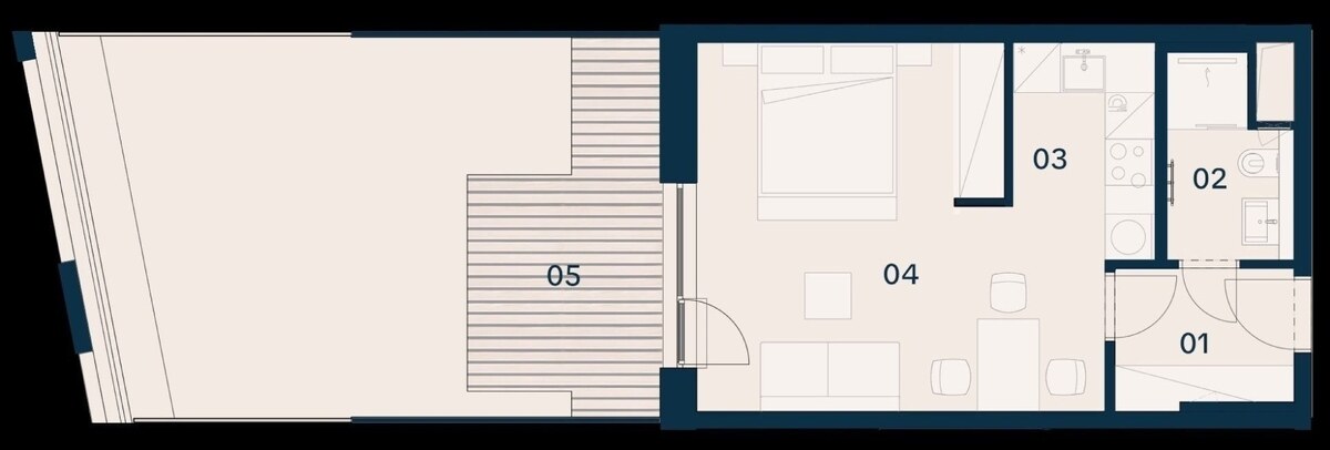 GRAVITAS | 1-izbový byt s predzáhradkou, Brenner – Residence, Ružinov — foto 6