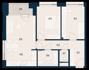 GRAVITAS | 3-izbový byt s lodžiou, Brenner – Residence, Ružinov — foto 6