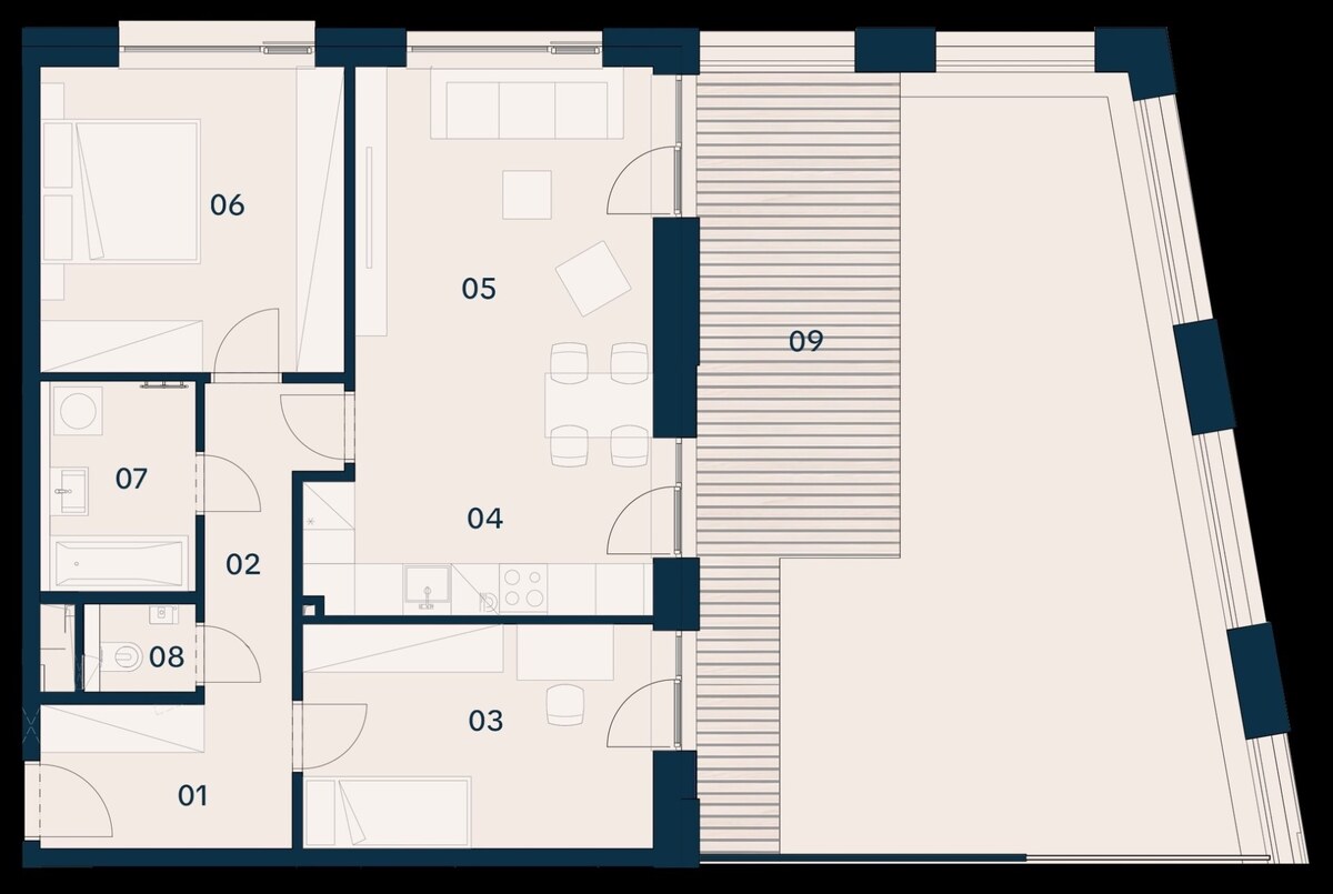 GRAVITAS | 3-izbový byt s predzáhradkou, Brenner – Residence | Ružinov — foto 6