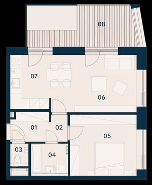 GRAVITAS | 2-izbový byt s predzáhradkou, Brenner – Residence Ružinov. — foto 6