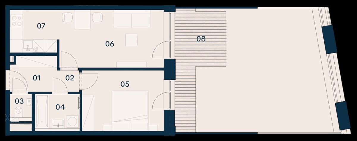 GRAVITAS | 2-izbový byt s predzáhradkou, Brenner – Residence | Ružinov — foto 6