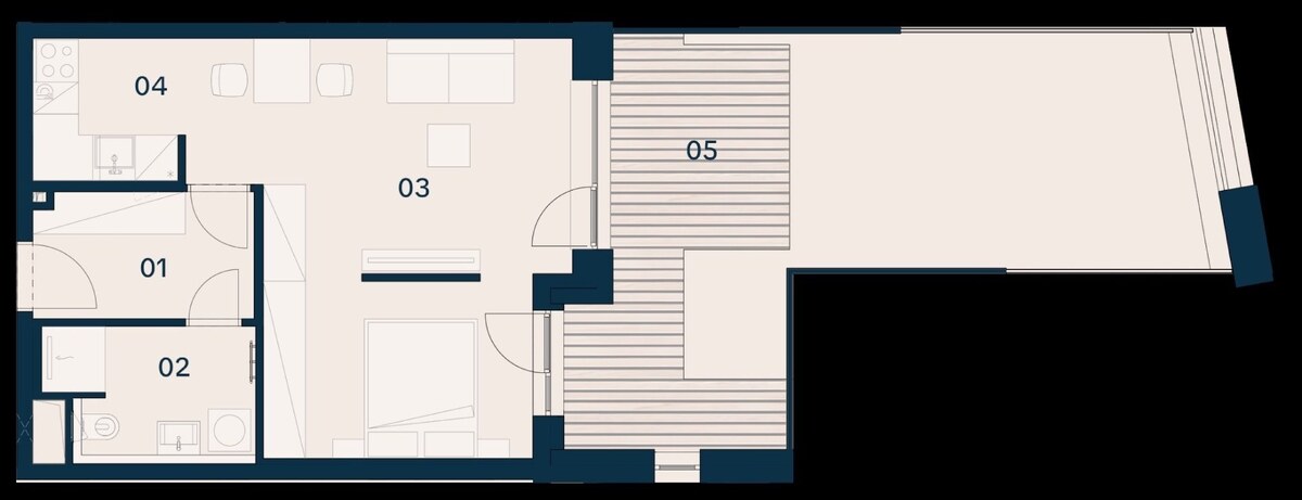 GRAVITAS | 1-izbový byt s predzáhradkou, Brenner – Residence Ružinov. — foto 6
