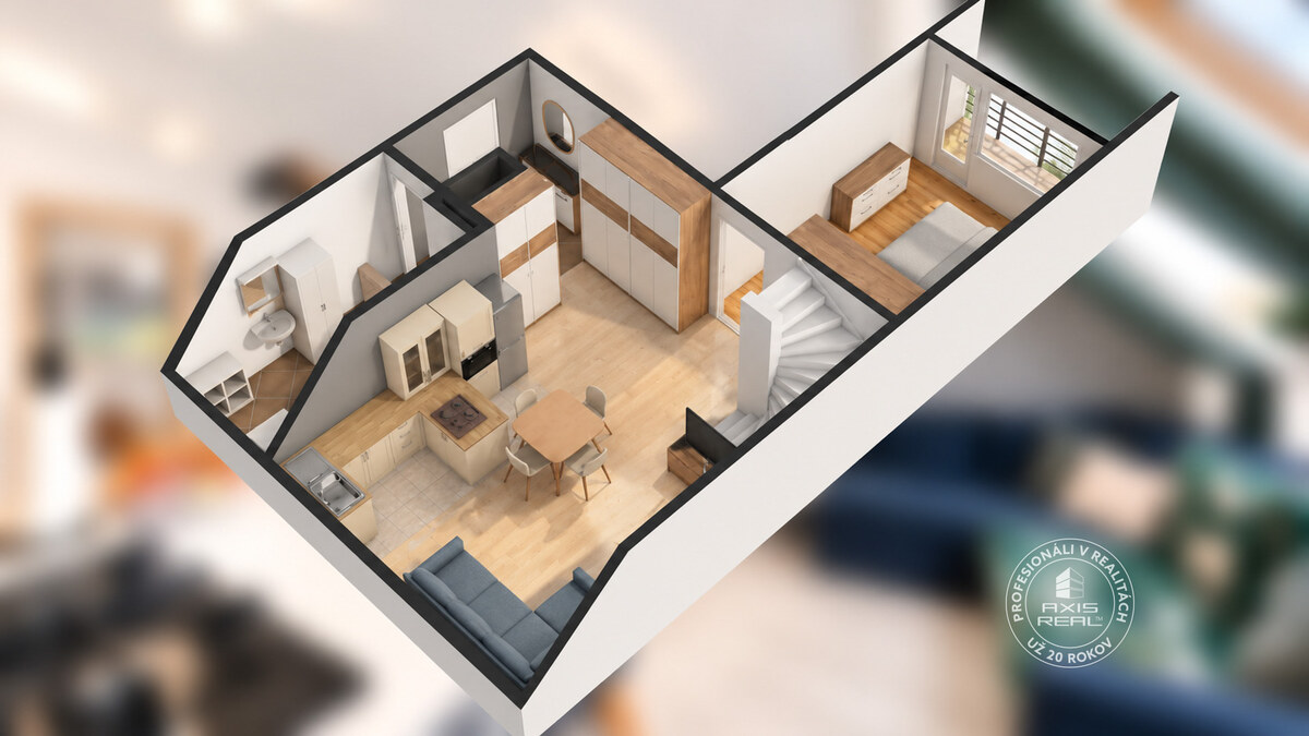 AXIS REAL | 3-izbový MEZONET, Stará Ľubovňa, Okružná ulica — foto 22