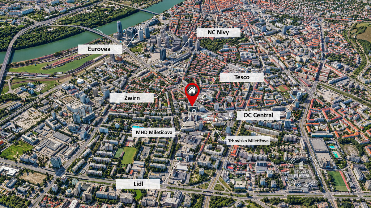 AXIS REAL | Miletičova 60 | 2-izbový byt s klimatizáciou a pivnicou — foto 21