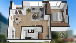 AXIS REAL | Moderný 2i apartmán, LODŽIA, PIVNICA, GARÁŽ, Panorama City — foto 16