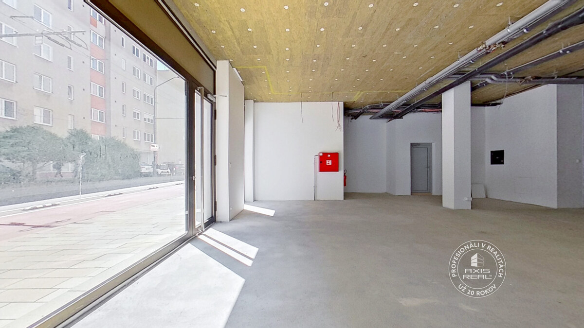 AXIS REAL | Dunajská obch. priestor 107 m2 z ulice, novostavba, garáž — foto 4