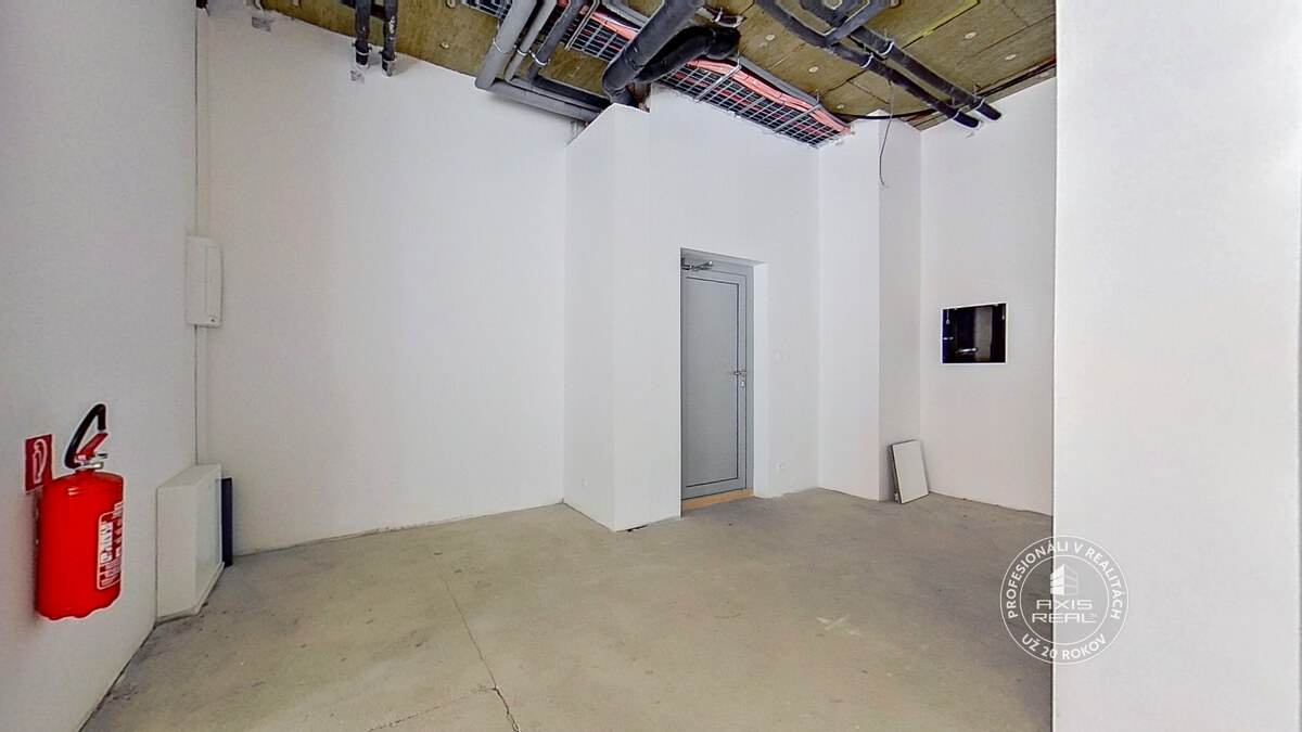 AXIS REAL | Dunajská obch. priestor 107 m2 z ulice, novostavba, garáž — foto 8