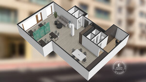 AXIS REAL | Dunajská obch. priestor 107 m2 z ulice, novostavba, garáž — foto 15