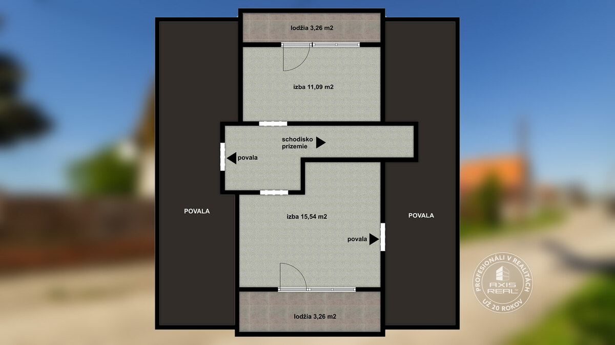 AXIS REAL | 5-izbový TEHLOVÝ dom s GARÁŽOU v pôvodnom stave, Jelka — foto 4