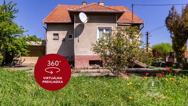 AXIS REAL | 5-izbový TEHLOVÝ dom s GARÁŽOU v pôvodnom stave, Jelka