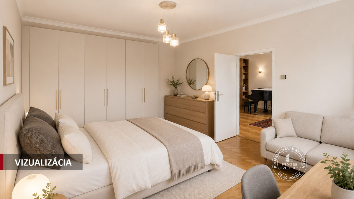 AXIS REAL | Výnimočný veľký 3i byt v pôvodnom stave na Kolibe s garážu — foto 17