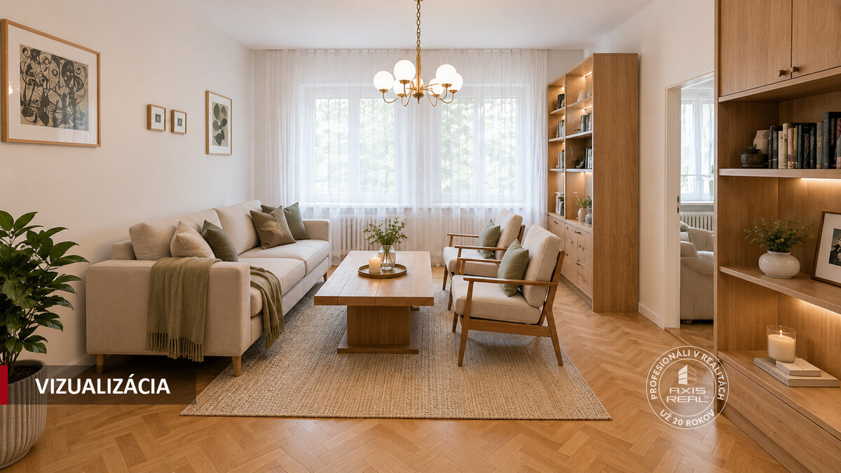 AXIS REAL | Výnimočný veľký 3i byt v pôvodnom stave na Kolibe s garážu — foto 7