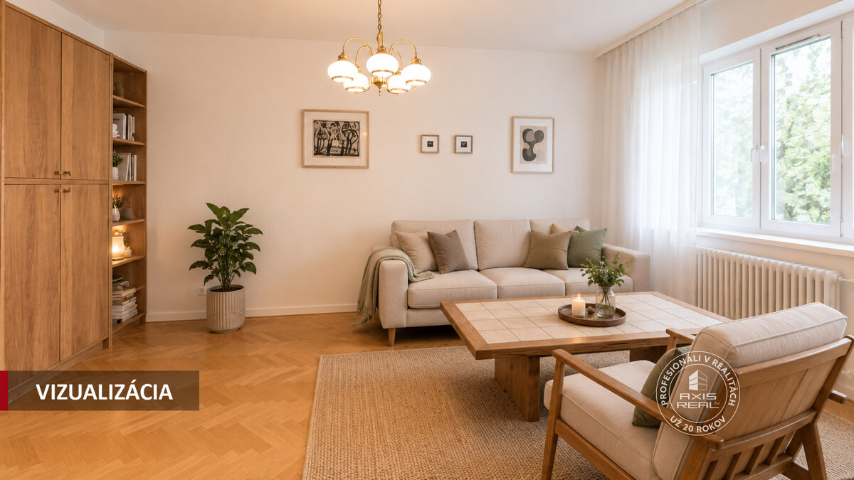 AXIS REAL | Výnimočný veľký 3i byt v pôvodnom stave na Kolibe s garážu — foto 9