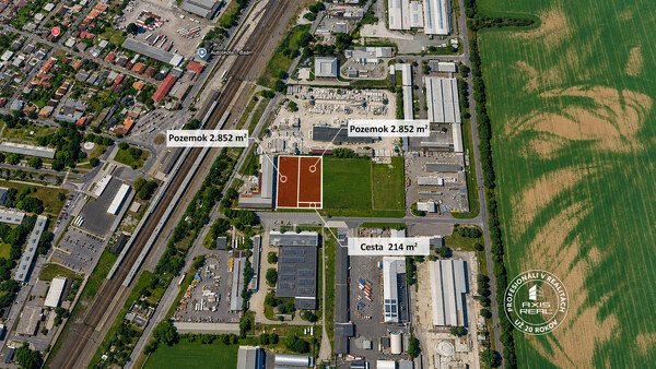 AXIS REAL | Komerčný stavebný pozemok (2.959 m2), Piešťany