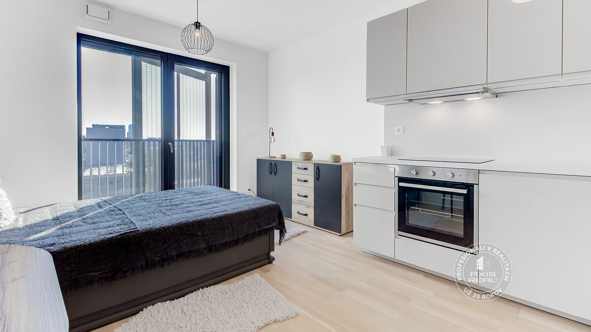 AXIS REAL | Novostavba GUTHAUS slnečný zariadený 1-izb. byt, balkón — foto 3