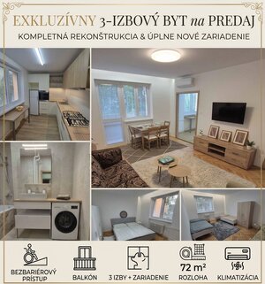 Exkluzívne TIMA Real ponúka na prenájom krásny 3 i byt v centre Myjavy — foto 1