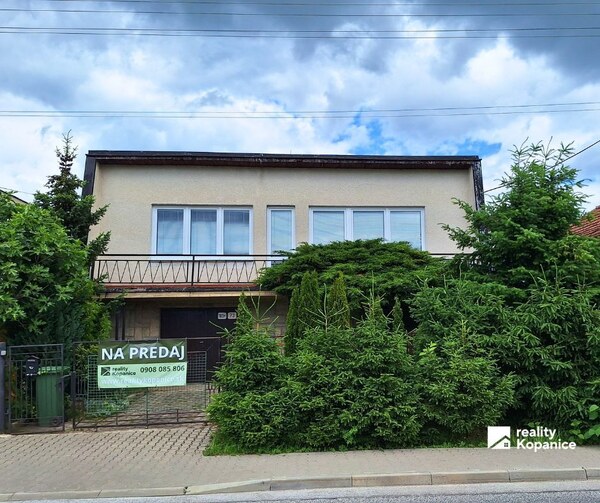 Rodinný dom Myjava Jablonská s veľkou záhradou