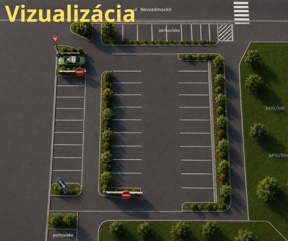 Na predaj rovinatý pozemok pre parkovisko 778m2 -  Zvolen-Západ P098ZL