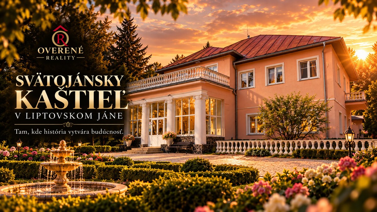 NA PREDAJ - Historický kaštieľ s parkom – veľká investičná príležitosť
