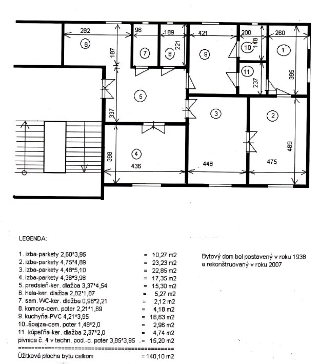 ZNÍŽENÁ CENA/Na predaj veľký 5 izbový byt Lučenec centrum, 5B004JPh — foto 16