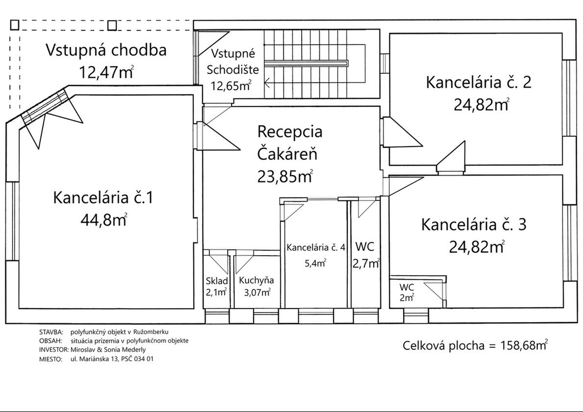 Reprezentatívne kancelárske priestory na prenájom – centrum Ružomberka — foto 6