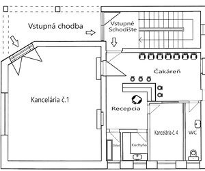 Prenájom Kancelárie 110 m² v centre Ružomberka — foto 2