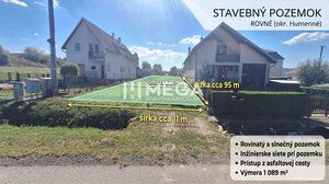 EXKLUZÍVNE NA PREDAJ: Pozemok Rovné, okr. Humenné — foto 3