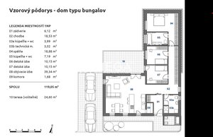 Exkluzívne bývanie v Rezidencii Gaštanová Humenné-BUNGALOV 1 — foto 4