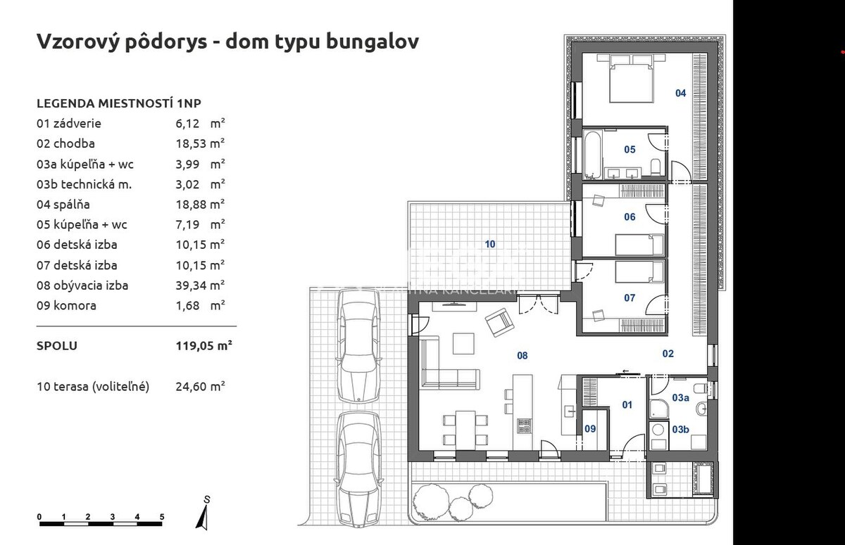 Exkluzívne bývanie v Rezidencii Gaštanová Humenné - BUNGALOV 2 — foto 4