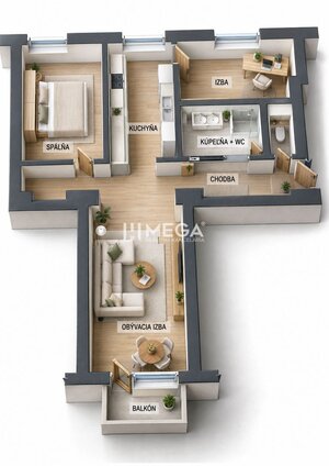 Predaj 3 izbový byt s balkónom - Humenné, Ševčenkova — foto 10