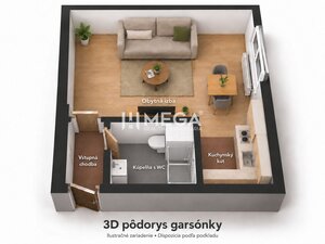 Na predaj garsónka na Sokolovskej ulici v meste Humenné — foto 7