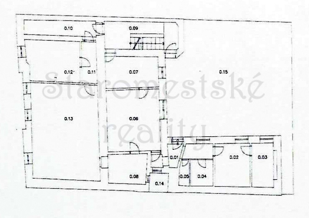 4-izb, Nebytový priestor Štefánikova ulica 169m2 Staré mesto — foto 6
