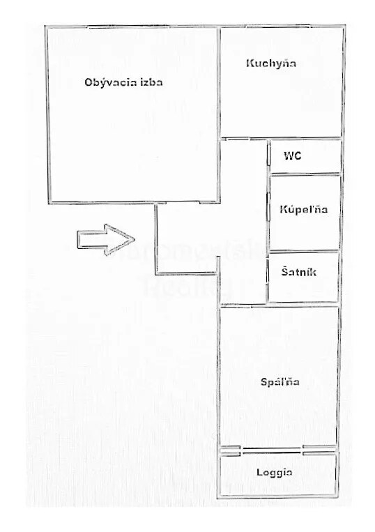 2i 53m2 Bukurešťská, pôvodný stav, Ťahanovce — foto 13