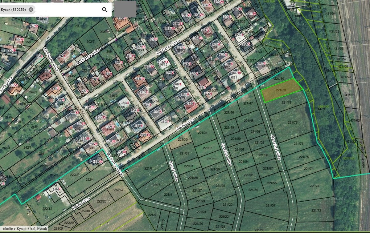 1125 Stavebný pozemok na rodinný dom Kysak — foto 9