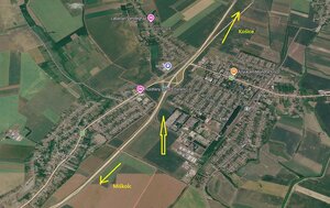 1123b Stavebný pozemok na obchod a služby Encs Maďarsko — foto 2