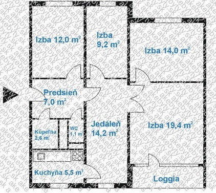 4-izbový priestranný byt, na Vansovej ul., Prešov — foto 10