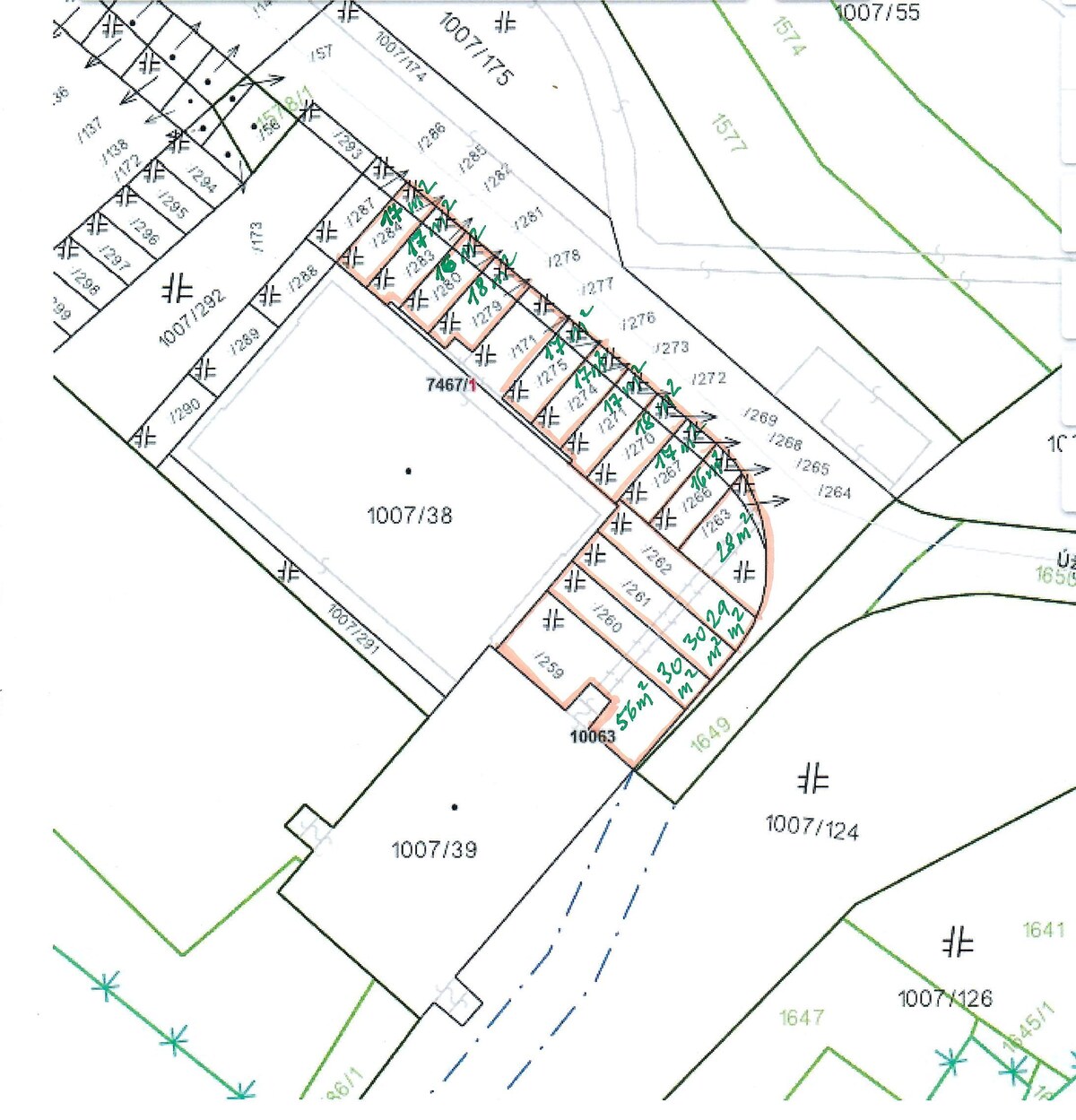 Predaj pozemkov na ul. Úžiny od 15 m2 do 30 m2 pre vlastné využitie s možnosťou parkovania — foto 9