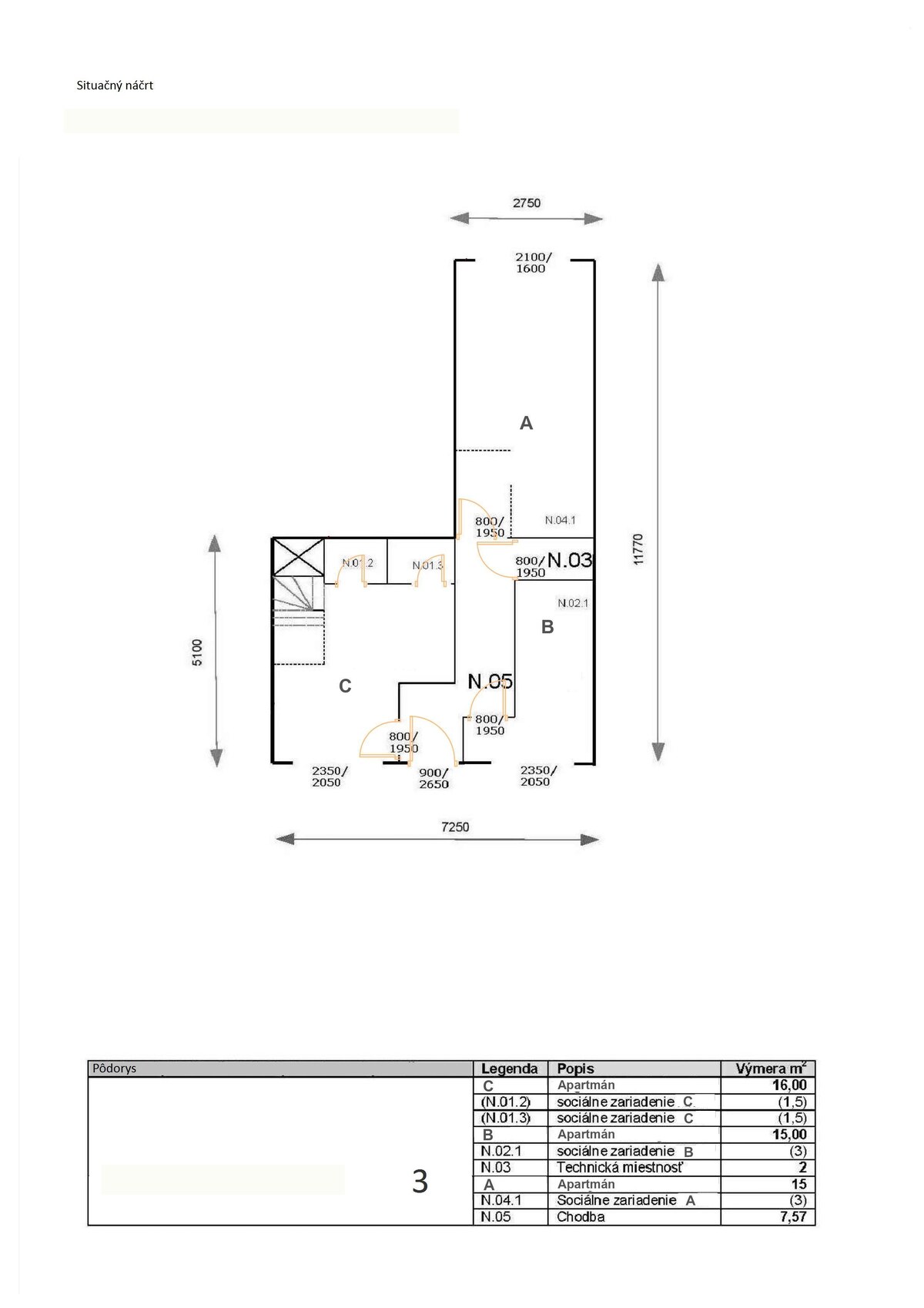 Nebytové priestory - kancelária plus apartmán, skladové priestory v centre Bratislavy (investícia) — foto 28