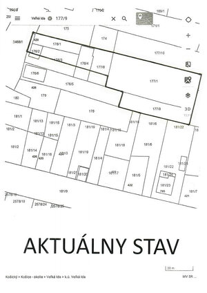NA PREDAJ_stavebný pozemok s IS_3.036 m2_Veľká Ida_centrum — foto 4