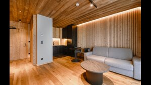 Na predaj štýlový apartmán s výhľadom na panorámu Tatier v Tatranskej Lomnici — foto 5