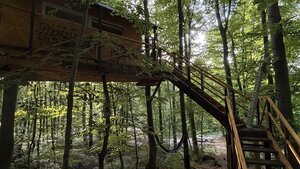 Unikátny domček v korunách stromov (Treehouse) 35m2 s veľkým pozemkom — foto 3