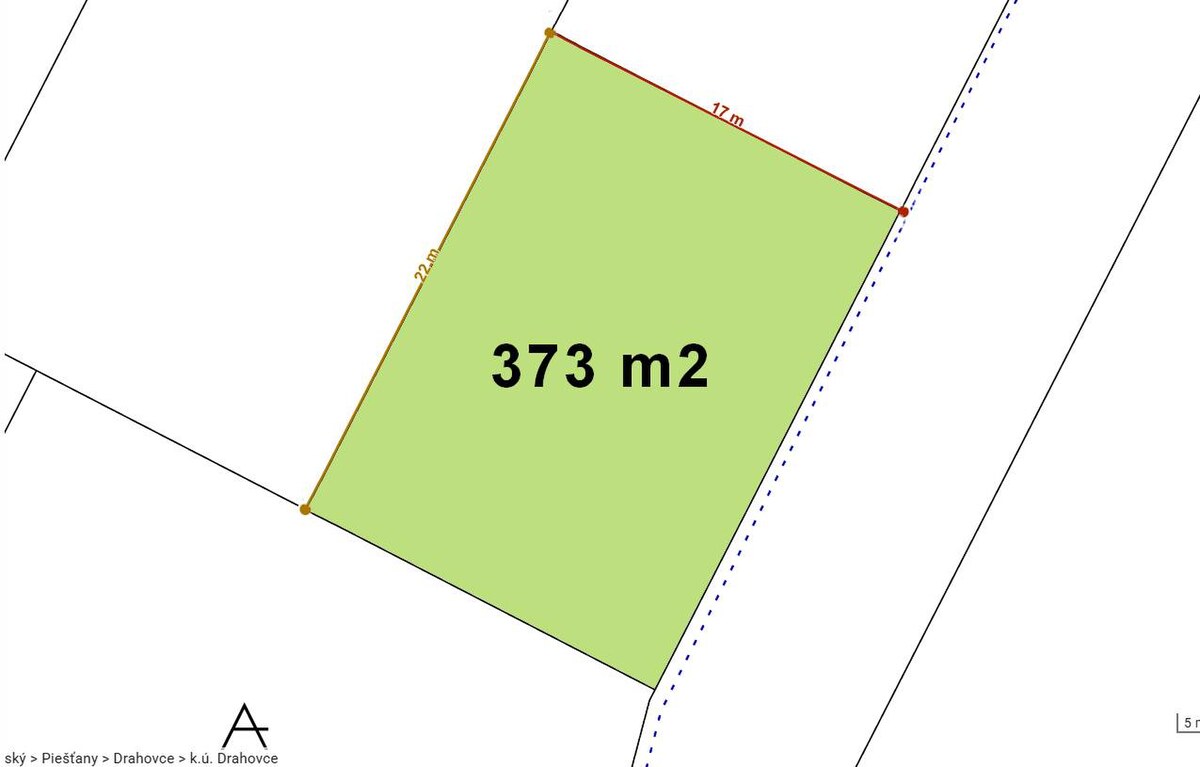 STAVEBNÝ POZEMOK 373 m2 PIEŠŤANY - DRAHOVCE, Jozefov dvor — foto 4