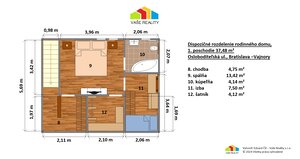 Na krásny predaj 3-izbový rodinný dom, 249 m², Vajnory — foto 25