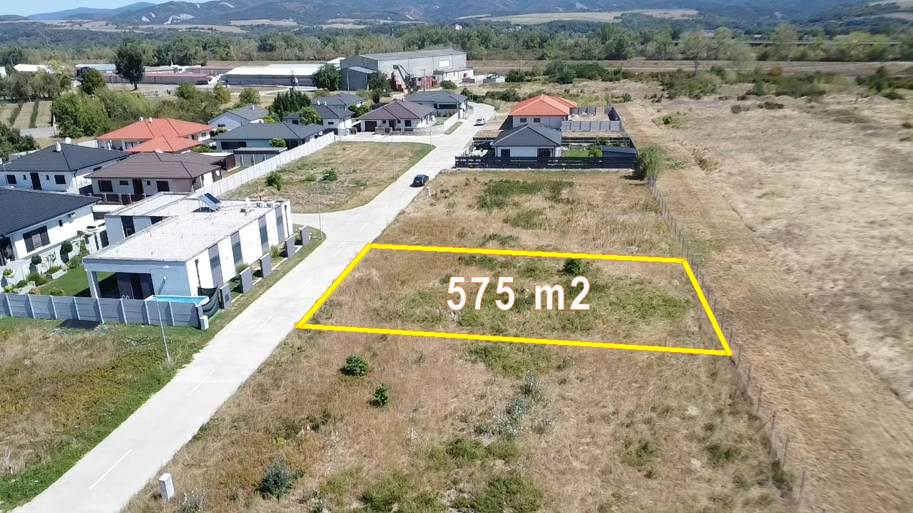 Stavebný pozemok 575 m2, Horná Streda — foto 2